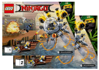70610 Flying Jelly Sub (Used) LEGO The LEGO Ninjago Movie