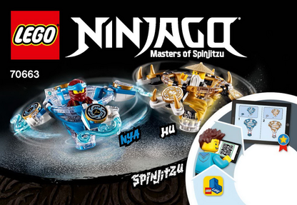 70663 Spinjitzu Nya & Wu (Certified) LEGO Ninjago