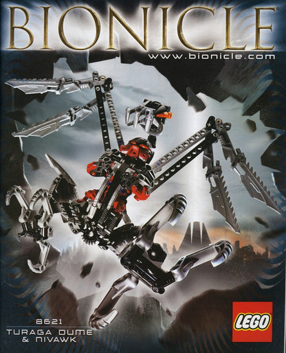 8621 Turaga Dume & Nivawk (Used) LEGO BIONICLE