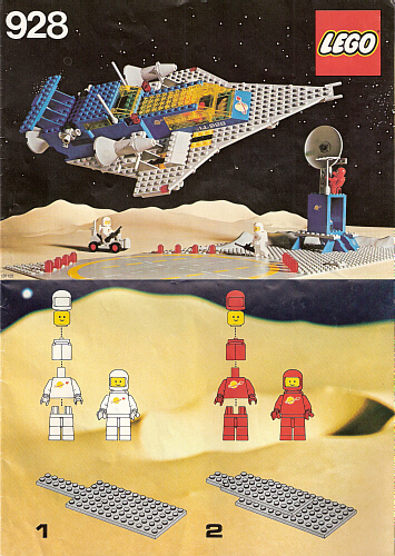 928 Space Cruiser and Moonbase (Certified) LEGO Space