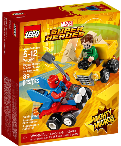 76089 Mighty Micros: Scarlet Spider vs. Sandman (Retired) LEGO Super Heroes