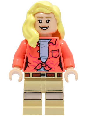 Dr. Ellie Sattler - Coral Shirt, Hair over Shoulder (jw116)