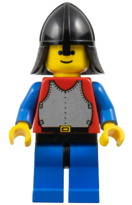 Breastplate - Red with Blue Arms, Blue Legs with Black Hips, Black Neck-Protector (cas198)