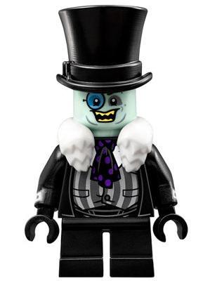 The Penguin - White Fur Collar, Black Suit, Smile (sh0314)