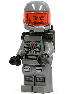 Space Police 3 Officer 12 - Air Tanks, Epaulettes (sp116)
