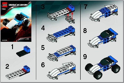 7800 Off Road Racer (Used) LEGO Racers