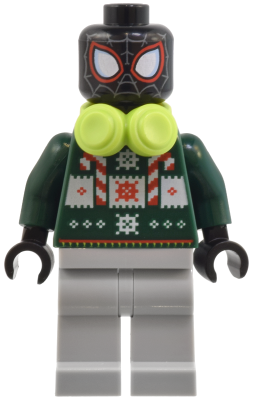 Spider-Man (Miles Morales) - Holiday Sweater, Headphones (sh0985)