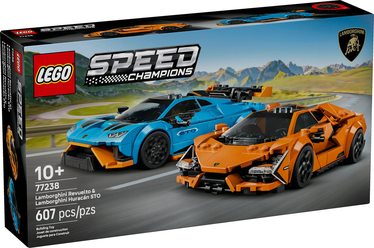 77238 Lamborghini Revuelto & Lamborghini Huracan STO (Retired) LEGO Speed Champions