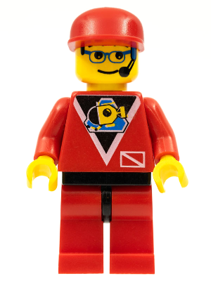 Divers - Control 2, Red Legs with Black Hips, Red Cap (div011)