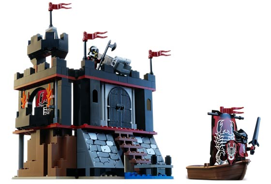 8802 Dark Fortress Landing (Used) LEGO Castle