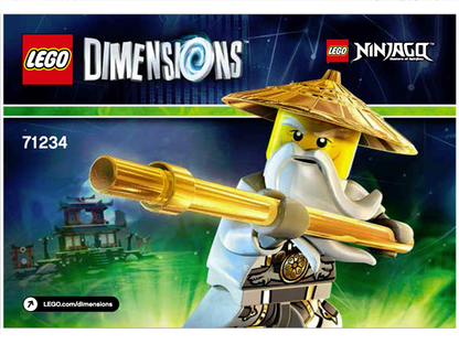71234 Sensei Wu Fun Pack (Certified) LEGO Dimensions
