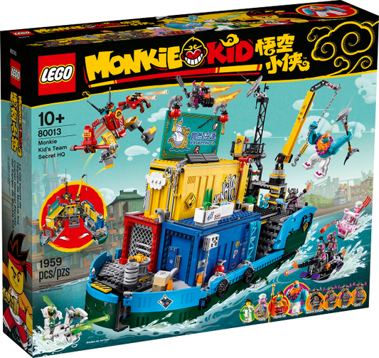 80013 Monkie Kid's Team Secret HQ (Retired) LEGO Monkie Kid