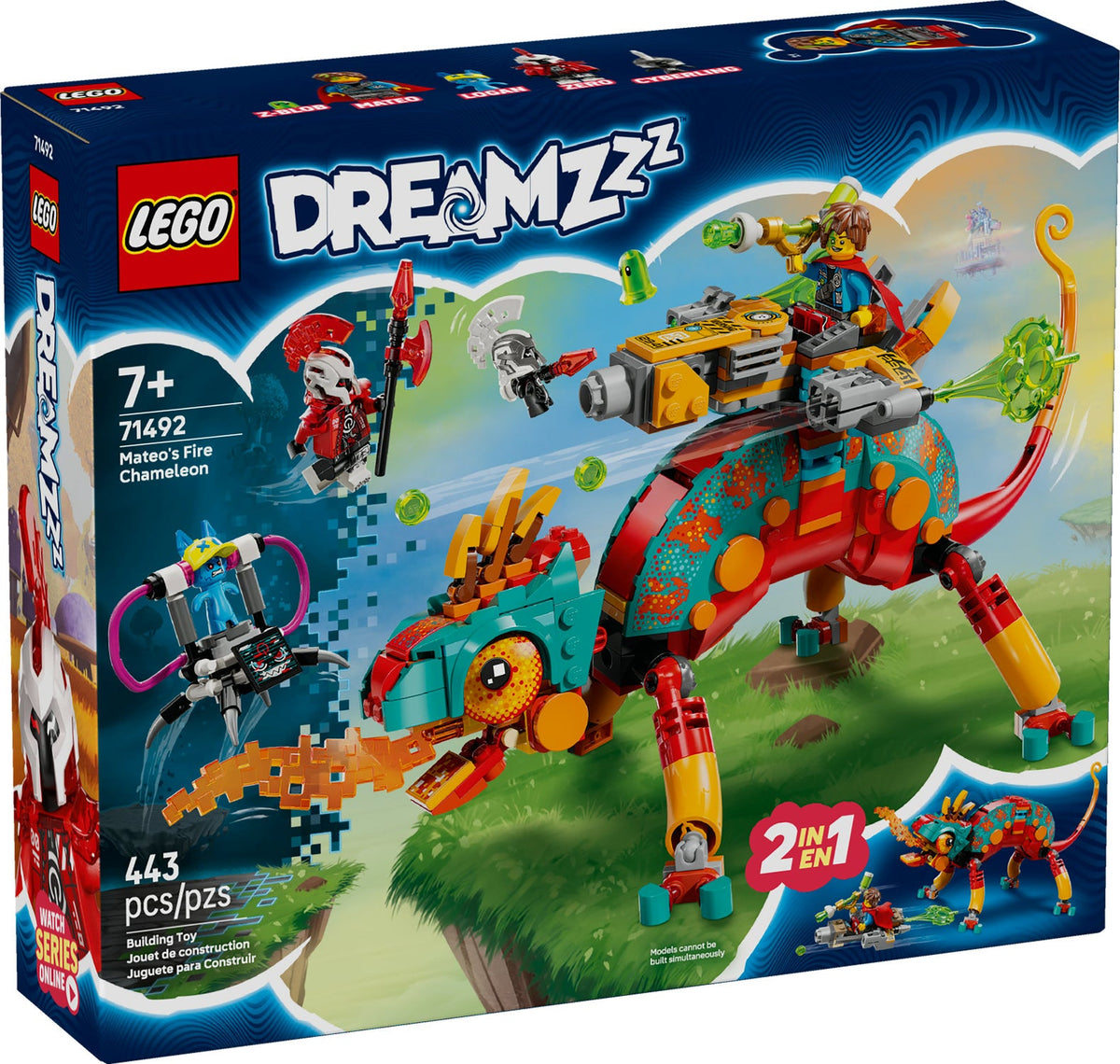 71492 Mateo's Fire Chameleon (Retired) LEGO Dreamzzz