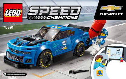 75891 Chevrolet Camaro ZL1 Race Car (Used) LEGO Speed Champions