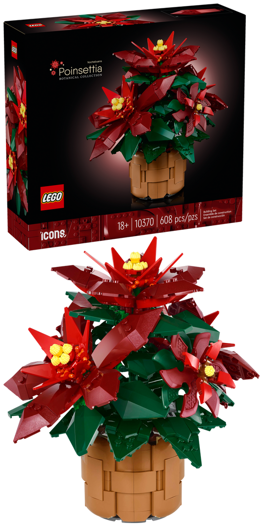 10370 Poinsettia (Retired) LEGO Seasonal