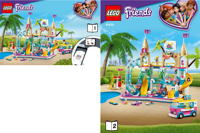 41430 Summer Fun Water Park (Used) LEGO Friends