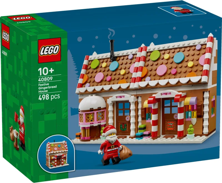 40809 Festive Gingerbread House