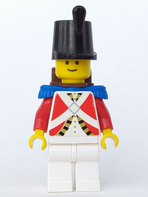 Imperial Guard with Blue Epaulettes and Brown Backpack Non-Opening (pi062)