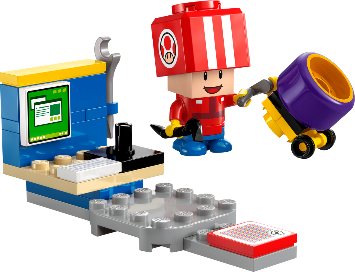 30702 Toad (Pit Crew) (Certified) LEGO Super Mario