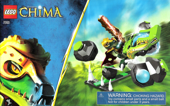 70103 Boulder Bowling (Used) LEGO Legends of Chima