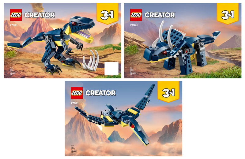 77941 Mighty Dinosaurs (Certified) LEGO Creator