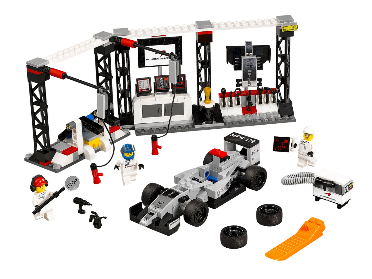 75911 McLaren Mercedes Pit Stop (Certified) LEGO Speed Champions
