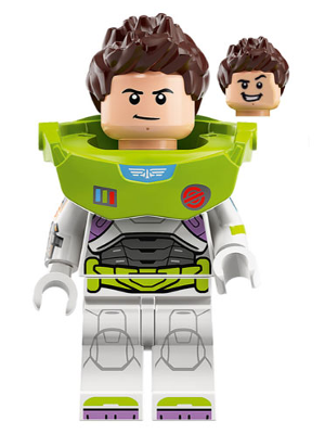 Buzz Lightyear - Star Command Suit, Hair (dis070)