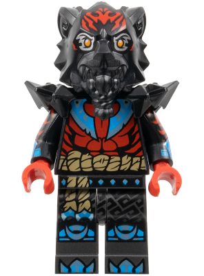 Lord Ras - Red Markings, Black Shoulder Armor (njo0927)