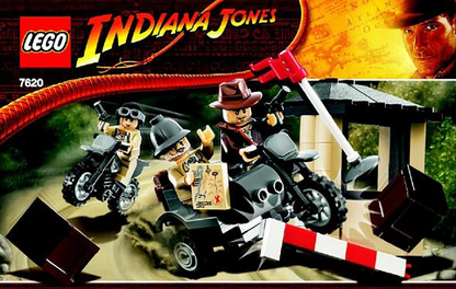 7620 Indiana Jones Motorcycle Chase (Used) LEGO Indiana Jones