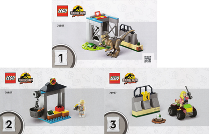 76957 Velociraptor Escape (Certified) LEGO Jurassic World