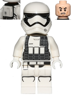 First Order Heavy Assault Stormtrooper (Rounded Mouth Pattern) - Backpack, Ammo Pouch Print (sw0722)
