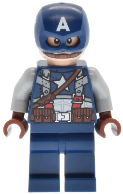 Captain America - Dark Blue Suit with Strap (sh1011)