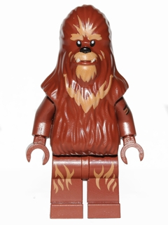 Wookiee - Reddish Brown with Dark Tan Fur, Printed Legs, Band on Left Arm (sw0627)