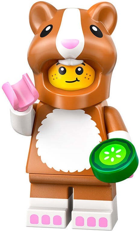 S27 Hamster Costume Fan - Series 27 Minifigure (col449)