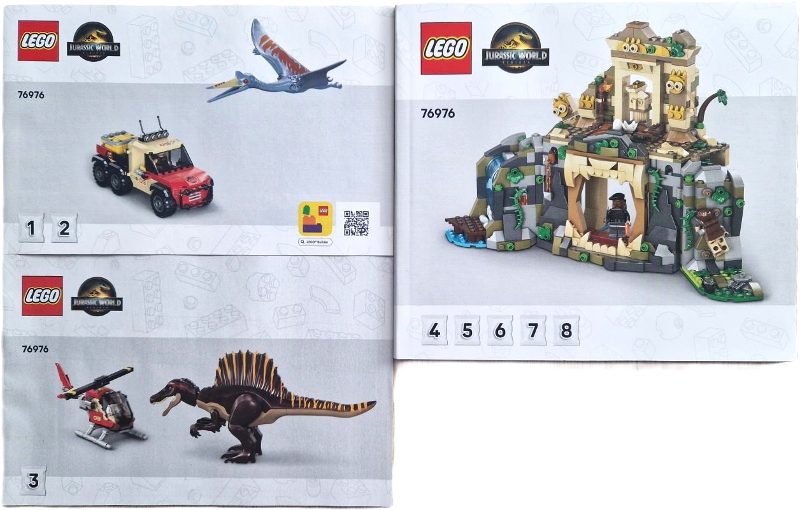 76976 Spinosaurus & Quetzalcoatlus Air Mission (Used) LEGO Jurassic World