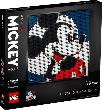 31202 Disney's Mickey Mouse (Retired) LEGO Art
