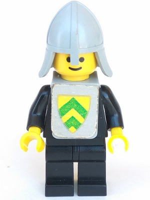 Classic - Yellow Castle Knight Black - with Vest Stickers (cas086s)