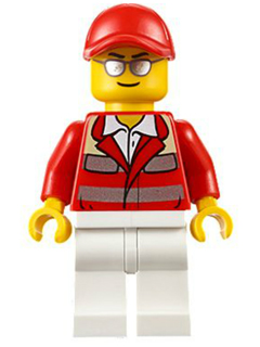 Paramedic - Red Uniform, Male, Red Short Bill Cap (cty0608)