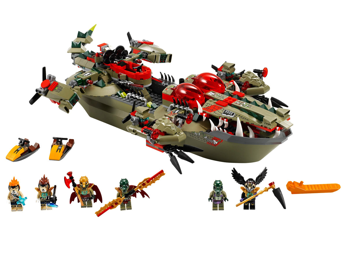 70006 Cragger's Command Ship (Used) LEGO Legends of Chima