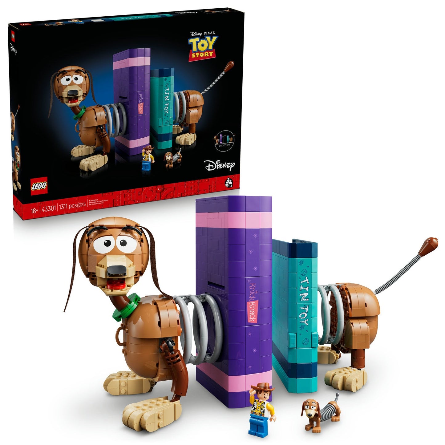 43301 Toy Story Slinky Dog Bookends