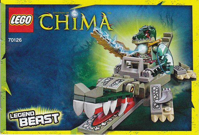 70126 Crocodile Legend Beast (Used) LEGO Legends of Chima