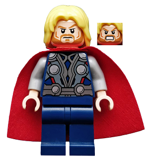 Thor - Starched Fabric Cape, Dark Blue Legs (sh0018)