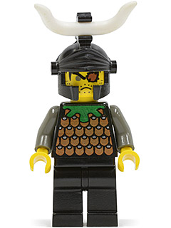Knights Kingdom I - Gilbert the Bad, Black Dragon Helmet, Horns (cas043)