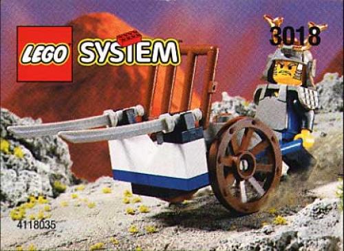 3018 Mini Siege-Cart Ninja (Used) LEGO Castle