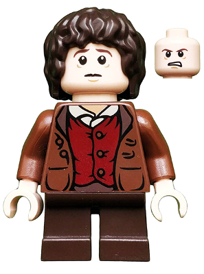 Frodo Baggins - Reddish Brown Jacket, Dark Brown Legs (lor062)