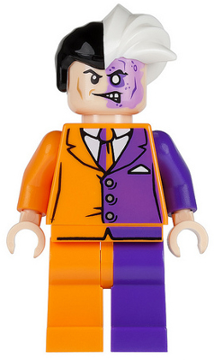 Two-Face - Orange and Purple Suit (sh0007)