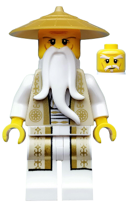 Wu Sensei - Gold and Tan Robe (njo0168)
