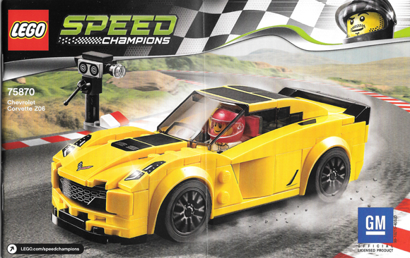 75870 Chevrolet Corvette Z06 (Certified) LEGO Speed Champions