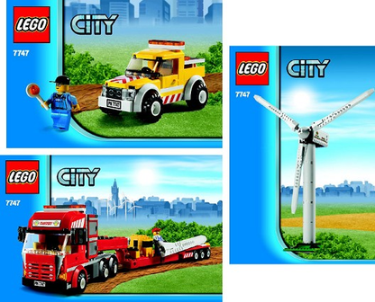 7747 Wind Turbine Transport (Used) LEGO City