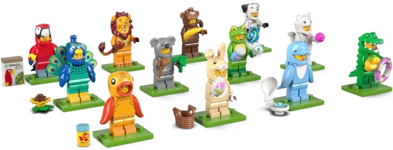 Dolphin Costume - Series 28 Collectible Minifigure (col28-9)